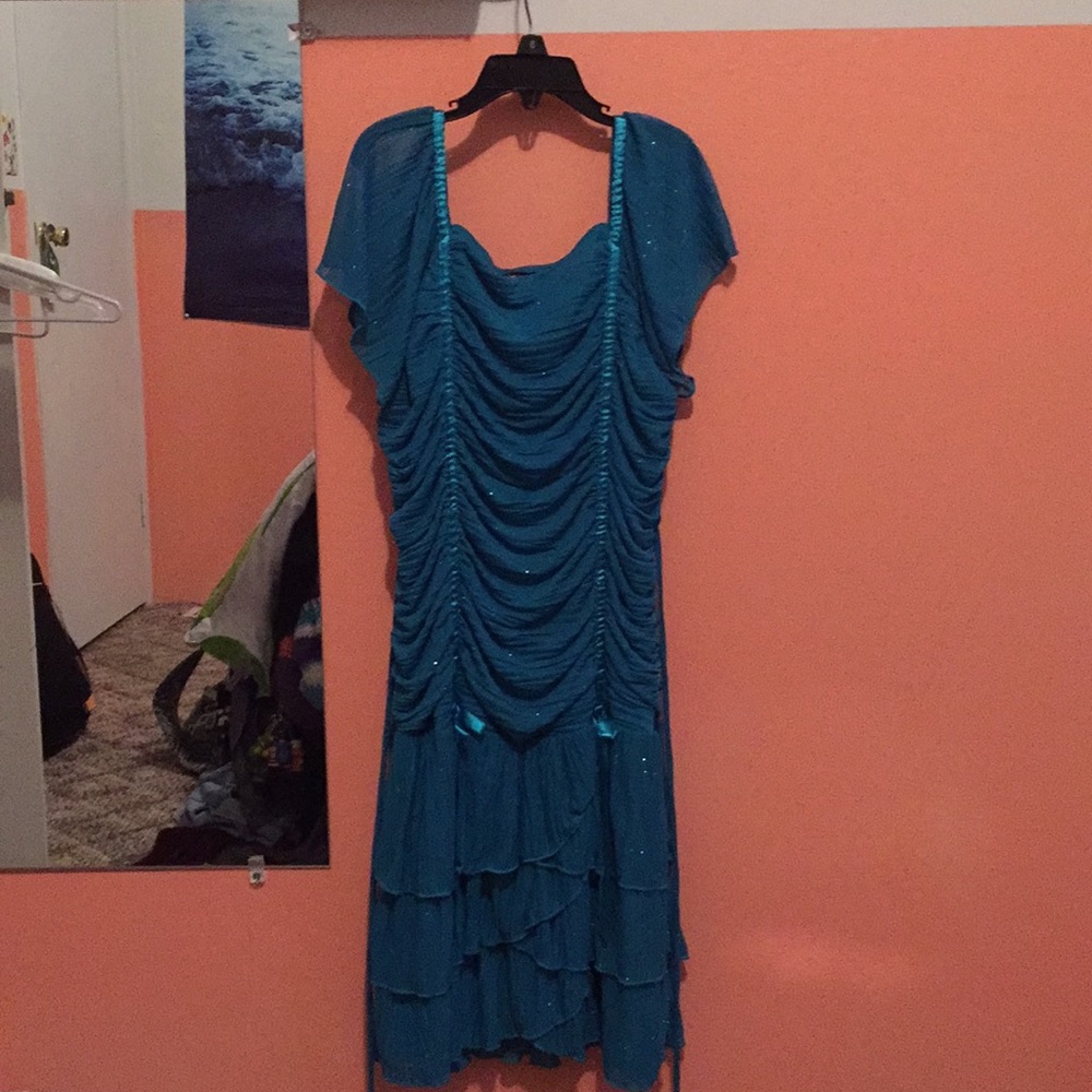 🔥Blue Party Dress